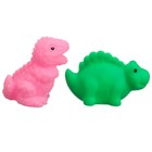 Набор резиновых игрушек для ванны «Динозавры», 4 шт, Крошка Я - Фото 2