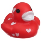 Резиновые игрушки для ванны «Уточки сердечки», в наборе 3 шт. - Фото 5