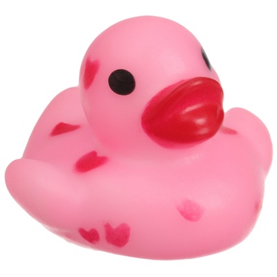 Резиновые игрушки для ванны Крошка Я «Уточки сердечки», 5 см, в наборе 3 шт.