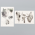Набор для творчества «Скульптура», переводные тату, 2 листа - фото 9458432