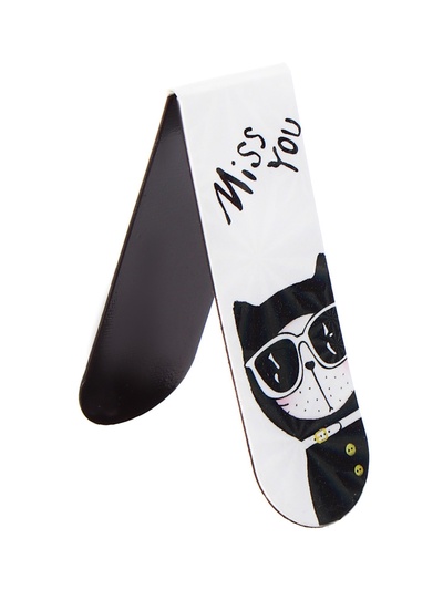 Набор магнитных закладок для книг Calligrata «Кошки», 6 штук, МИКС