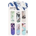 Набор магнитных закладок для книг Calligrata «Цветы», 6 штук, МИКС - Фото 2