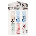 Набор магнитных закладок для книг Calligrata «Цветы», 6 штук, МИКС - Фото 4