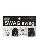 Набор магнитных закладок для книг Calligrata 4 штуки, «Лапки», МИКС 10183487