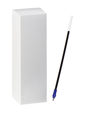 Стержень шариковый Calligrata, синие чернила, длина письма 2000 метров, 126 мм, диаметр пишущего узла 0.7 мм (комплект 100 шт)