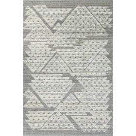Ковёр прямоугольный Milat Tunis, размер 114x180 см, цвет white/d.gray
