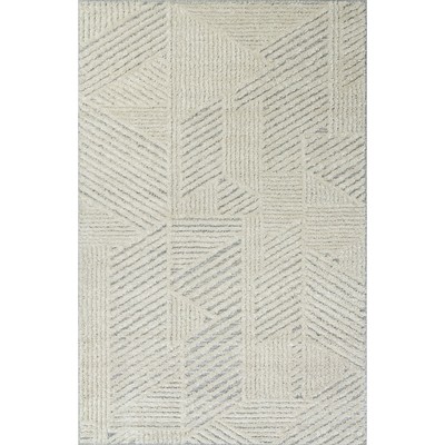 Ковёр прямоугольный Milat Tunis, размер 76x150 см, цвет white/l.gray