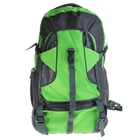 Рюкзак туристический "Путник", 1 отдел, 2 наружных и 2 боковых кармана, усиленная спинка, объём - 47л, серый/зелёный - Фото 1
