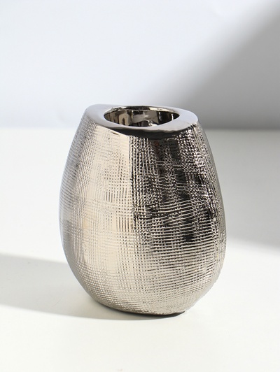 Подсвечник на 1 свечу «Глория», d=4 см, серебро, 12.5×8×12 см