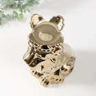 Фигурка керамика «Лев в короне», золото, 17×12×26 см - Фото 5