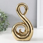 Фигурка керамика «Абстракция. Лебедь», золото,14.5×5.5×25 см - Фото 4