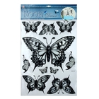 Наклейка интерьерная 5D "Бабочки" 62,5х37 см - Фото 1