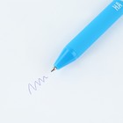 Ручка прикол шариковая синяя паста автоматическая 0,7 мм МИКС надписей «Школа» - Фото 3