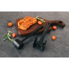 Молоток для мяса Magistro Alum black, 110 грамм, 22 см, цвет чёрный - Фото 10