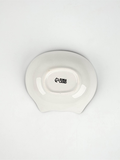 Тарелка суповая керамическая «Котик», 13×11×5.5 см, 300 мл