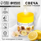 Свеча своими руками. Создание цветных свечей с цветочным декором «Краски Осени», набор для творчества - Фото 1