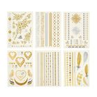 Татуировка на тело "Перья и цветы" МИКС 29,7х15,2 см - Фото 2