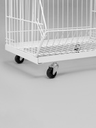 Накопитель разборный на колесах, 5 корзин, 50×43×147, белый - Фото 5