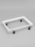 Накопитель разборный на колесах, 5 корзин, 50×43×147, белый - Фото 9