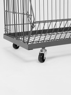 Накопитель разборный на колесах, 5 корзин, 70×43×147, серый - Фото 5