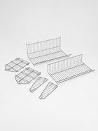 Накопитель разборный на колесах, 5 корзин, 70×43×147, серый - Фото 8