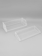 Накопитель разборный на колесах, 5 корзин, 90×43×147 см, цвет белый 10199232