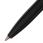 Ручка шариковая поворотная Calligrata, 1,0мм, клип 1 х 3,5см, под ЛОГО, корпус чёрный, стержень синий - Фото 3