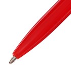Ручка шариковая поворотная Calligrata, 1,0мм, клип 1 х 3,5см, под ЛОГО, корпус красный, стержень синий - Фото 3