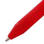Ручка шариковая автоматическая Calligrata, 0,5мм, клип 2 х 8см, под ЛОГО, корпус матовый красный, стержень синий - Фото 3