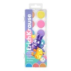 Акварель 12 цветов ErichKrause "Jolly Friends Pastel", в пластиковой коробке, пастельная гамма, европодвес - фото 321223231