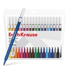 Фломастеры 18 цветов ErichKrause light, в футляре с европодвесом - Фото 2