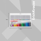 Фломастеры 24 ErichKrause, вентилируемый колпачок, в футляре с европодвесом - Фото 6