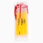 Неоновые светящиеся палочки, набор 3 шт., желтый, 15 см - Фото 6