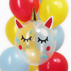 Набор воздушных шаров «Радужный единорог», латекс, фольгированные, 10 шт. 10277095