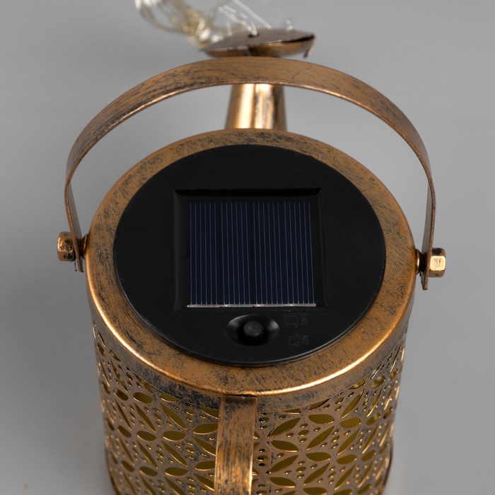 Светильник на солнечной батарее Еврогарант "Лейка" 21x10.5x12 см, IP44, 37 LED, Т/БЕЛЫЙ