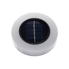 Светильник на солнечной батарее "Еврогарант", "Техно круг" 10.5x12.5 см, IP44, 8 LED, БЕЛЫЙ - Фото 4