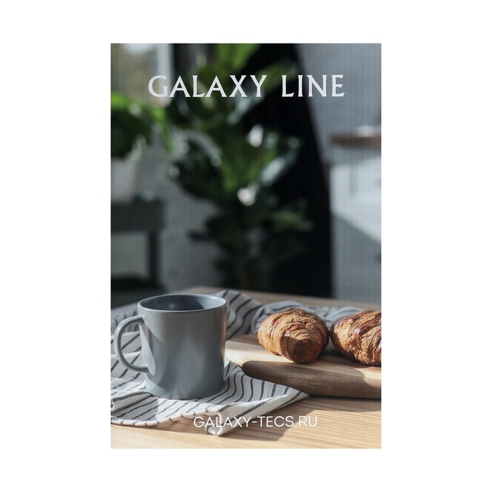 Чайник электрический Galaxy LINE GL 0333, нерж.сталь, 1.5 л, 2200 Вт, светло-зелёный