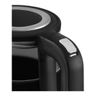 Чайник электрический Galaxy LINE GL 0342, стекло/пластик, 1.7 л, 2200 Вт, чёрный - фото 9500667