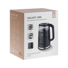 Чайник электрический Galaxy LINE GL 0342, стекло/пластик, 1.7 л, 2200 Вт, чёрный - фото 23875075 Чайник электрический Galaxy LINE GL 0342, стекло/пластик, 1.7 л, 2200 Вт, чёрный - фото 23875075
