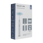 Электрическая зубная щётка Galaxy LINE GL4983, вибрационная, белая - фото 9525236