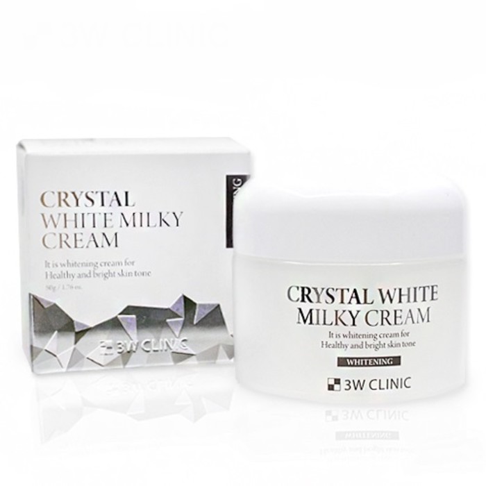 Крем для лица 3W Clinic Crystal White Milky, 50 г - Фото 1