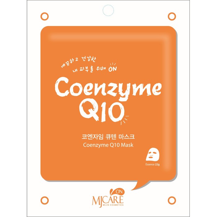 Тканевая маска для лица On coenzyme q10 mask с коэнзимом Q10, 22 гр - Фото 1