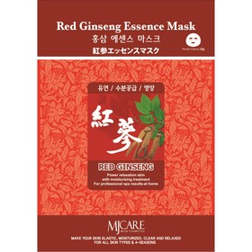 Тканевая маска, для лица Red ginseng essence mask с экстрактом красного женьшеня, 23 гр