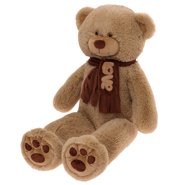 Мягкая игрушка «Медведь Филипп», цвет кофейный, 130 см