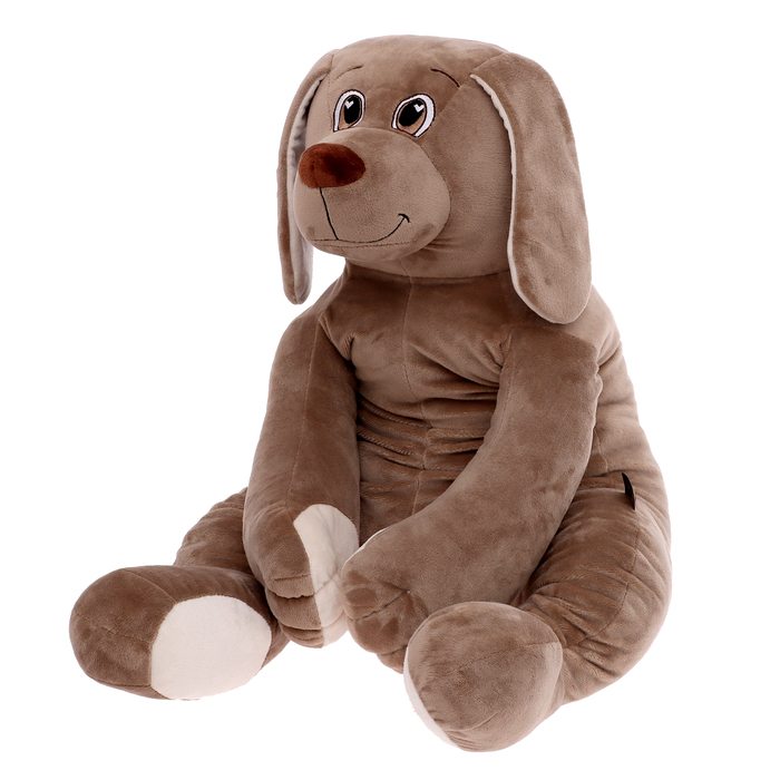 Мягкая игрушка «Собака Чарли», цвет бежево-серый, 85 см