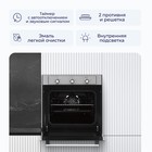 Духовой шкаф DELVENTO V6EM16001, электрический, 56 л, класс А, чёрно-серый - Фото 3