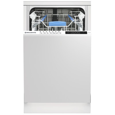 Посудомоечная машина DELVENTO VWB4701, встраиваемая, класс А++, 10 комплектов, белая