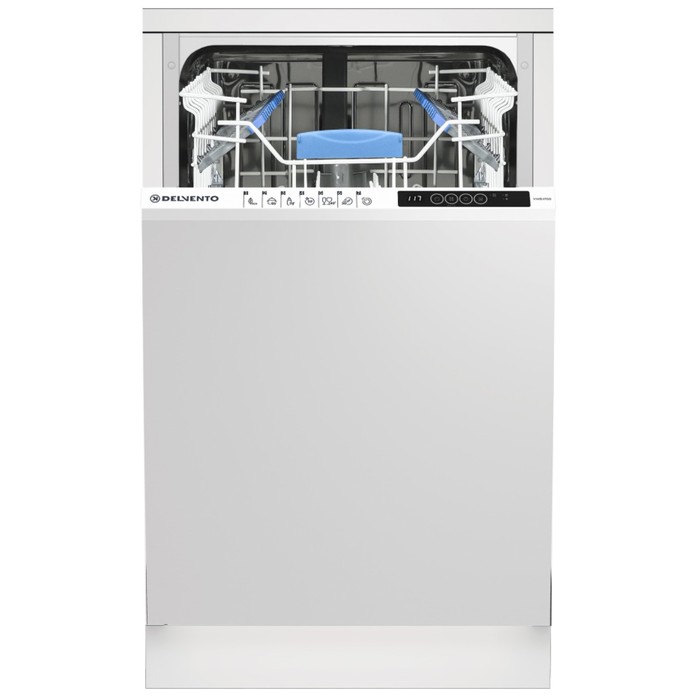 Посудомоечная машина DELVENTO VWB4701, встраиваемая, класс А++, 10 комплектов, белая - Фото 1