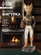 Фигурка полистоун «Золотистый дракон-генерал», 9×14×42.5 см - Фото 1