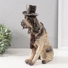 Фигурка полистоун «Пёс в цилиндре», 24.5×12×32.5 см 9680095